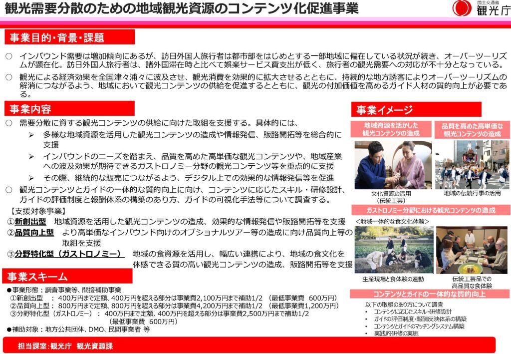 身延山プロジェクトの２案件が観光庁「観光需要分散のための地域観光資源のコンテンツ化促進事業」に採択されました！